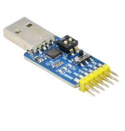 USB to UART converter module with CP2102 chip and pin headers