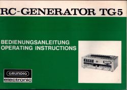 Naprawa generatora Grundig RC - GENERATOR TG 5