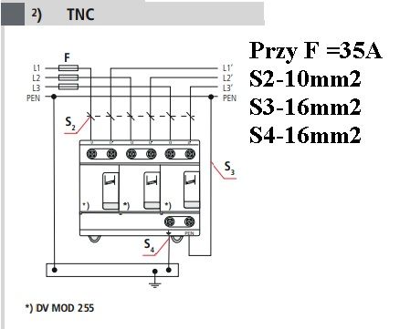 Title: Chapter PEN, Protector Selection & Switchgear Diagram for Single-Family House: TN-C System