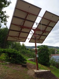 One- and two-axis solar trackers