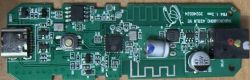 Circuit Board of Smart Colour Chasing Strip Light Circuit board with electronic components and parts.