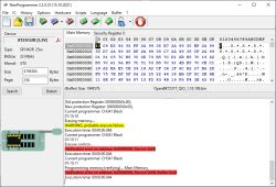 Flash memory verification error in NeoProgrammer software
