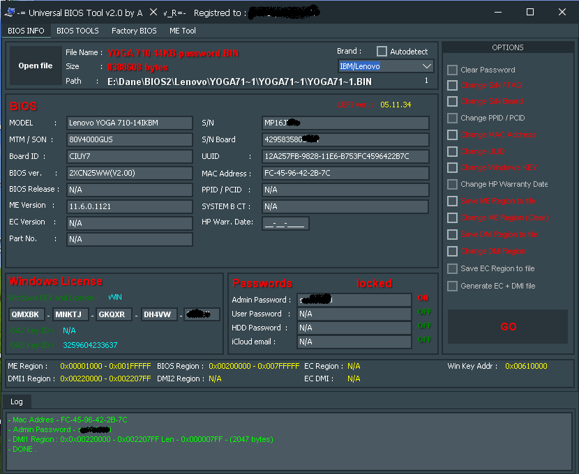 Szukam programu universal bios tool by andrew r 5.0