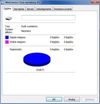 Pendrive Toshiba 16GB - Sterownik widziany, brak dostępu do pamięci