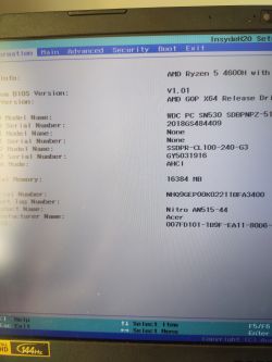 Lokalizacja złącza dla dodatkowego dysku SSD SATA w Acer Nitro 5