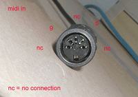 Kabel: D-Sub9 <=> MIDI/SPDIF