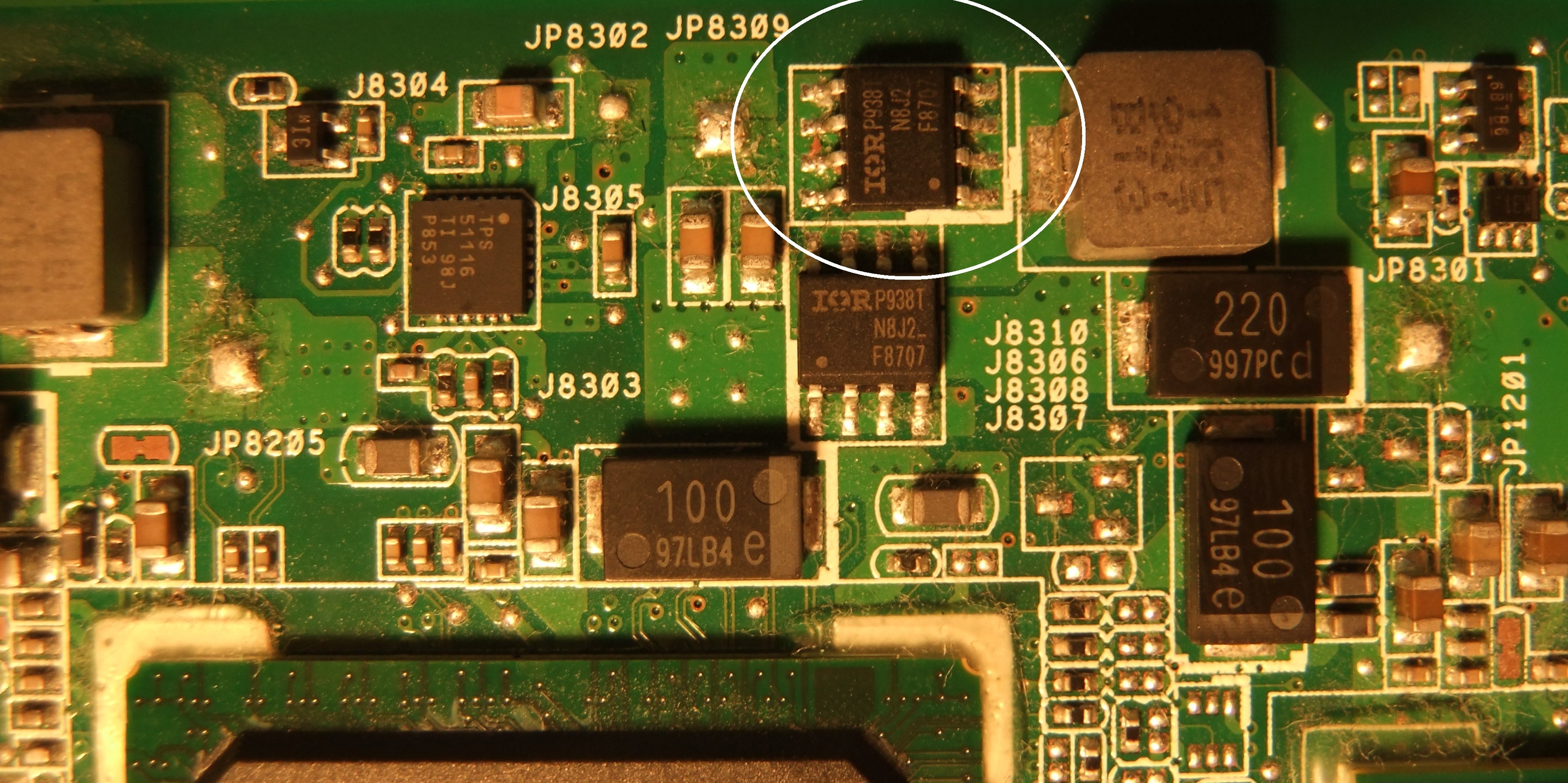 Asus K50ij - Gdzie znaleźć zamiennik mosfetu F8707?
