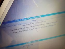 Ekran z komunikatami błędów systemu LPG.