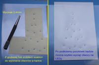 Podstawka LED pod świąteczne pocztówki Podstawka LED pod świąteczne pocztówki