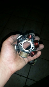 Quad MTL 110cc 4t - Przezwajanie magneta iskrownika na pełen alternator Quad MTL 110cc 4t - Przezwajanie magneta iskrownika na pełen alternator
