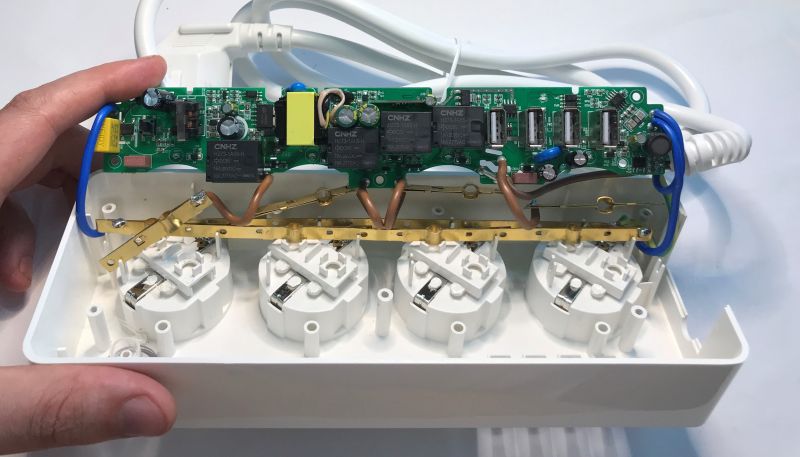 Surge power strip with Wi-Fi control, outlets, USB and energy metering? Check. Surge power strip with Wi-Fi control, outlets, USB and energy metering? Check.