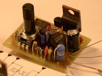 Prosta przetwornica do zasilania diod LED