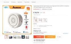 NAS-AB02W6 Ver 2.0 Tuya Siren+Temp+Humidity Sensor: Control LEDs with OpenBK Firmware