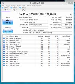 Windows 8.1 na SSD Sandisk SDSSDP128G - wolne działanie i zamuła przy włączaniu
