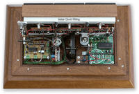 Zegar wykonany na woltomierzach