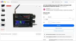 Odbiornik radiowy Malachite DSP SDR z ekranem 3,5 cala i pokrętłami regulacji