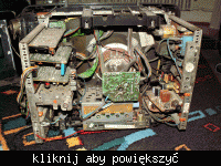 TV Telefunken chassis 514 zwężony obraz do środka.