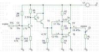 Wzmacniacz DIY 10V – mp3 wyłącza się, stopiony lut na kolektorze T5, głośnik 4Ω