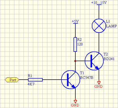 ATMEGA i żarówka 10W