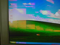 Samsung 151s - awaria widoczna na zdjęciu - matryca