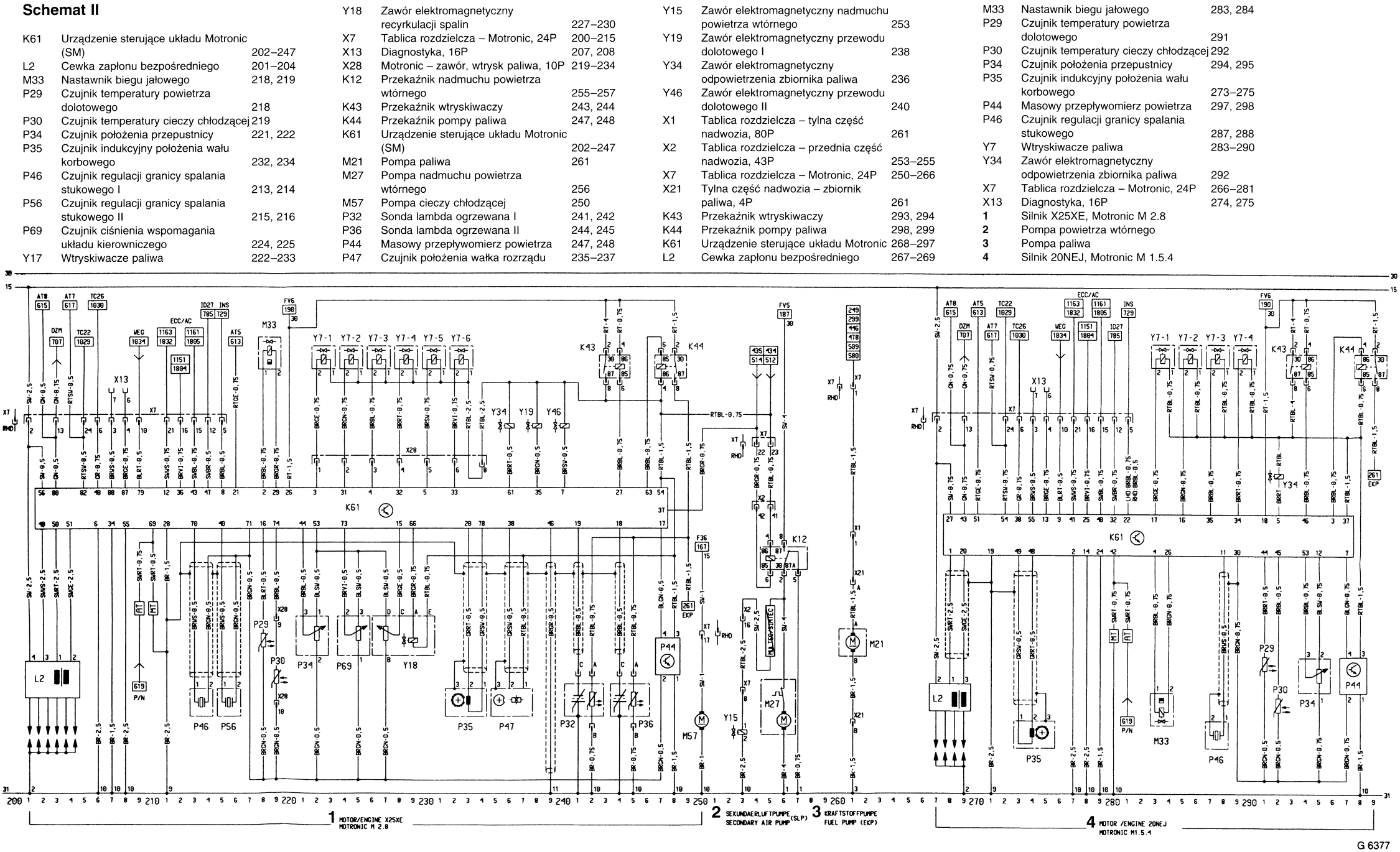 Вектра схема установки schemat instalacji elektrycznej VECTRA B 1.7 TD - ISUZU