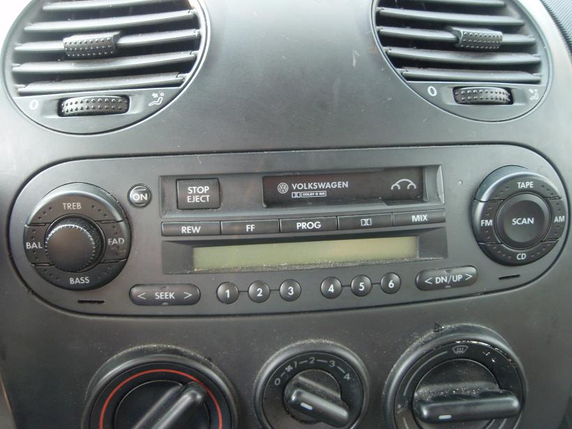 VW New Beetle 1998r Procedura wpisywania kodu radia