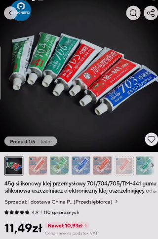 Różnokolorowe tubki kleju silikonowego przemysłowego na czarnym tle