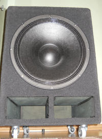 Subwoofer BR na głośniku B&C 15PLB76 Subwoofer BR na głośniku B&C 15PLB76