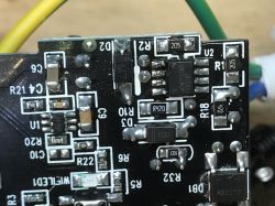 Close-up of PCB with Integrated Circuits Close-up of a PCB with electronic components.