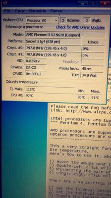 Przegrzewanie się laptopa, nagły restart Przegrzewanie się laptopa, nagły restart