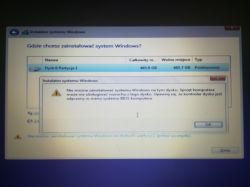 Instalacja Windows 10 - jakaś niezgodność z BIOSem Instalacja Windows 10 - jakaś niezgodność z BIOSem
