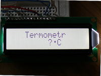 Termometr Atmega8, DS18B20. Brak wskazań temperatury na wyświetlaczu 2x16 LCD
