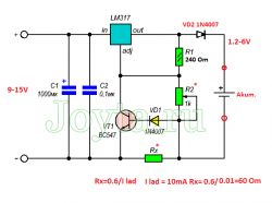 Ładowarka NiMH dla akumulatorów 3,6V 80mAh - Gotowe urządzenia lub schematy?