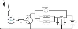 TIP122 przepuszcza 6mA bez prądu bazy - problem z robotem Arduino