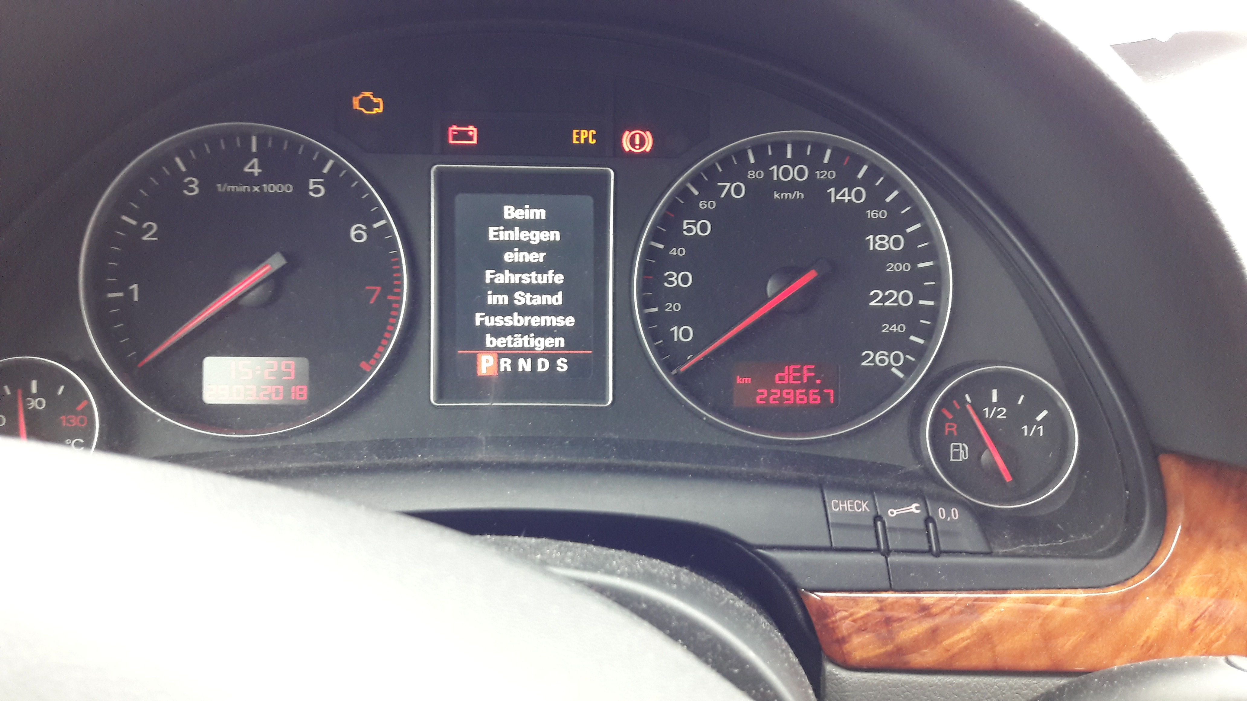 Kontrolka Immobilizera Audi A3