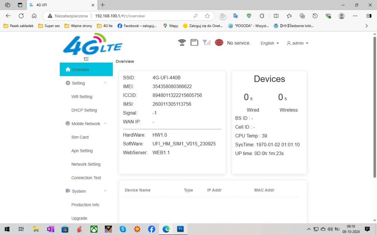 Znaczenie CRC CODE w modemach LTE 4G WiFi - co to jest?