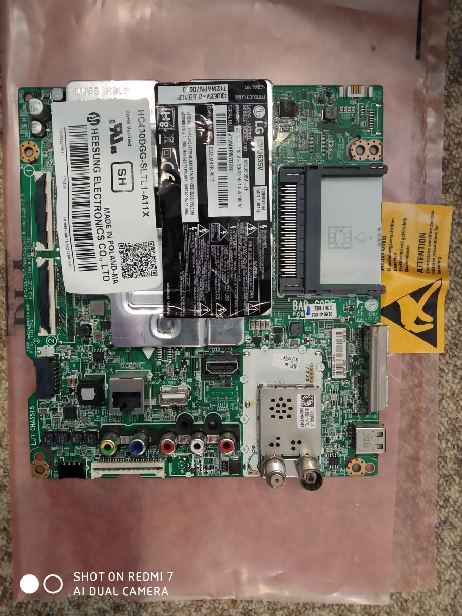 Mainboard EAX67133404 Ebt64562106-für LG 43uj635v
