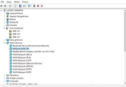 Menedżer urządzeń Windows pokazuje trzy wpisy SNE-LX1 jako inne urządzenia