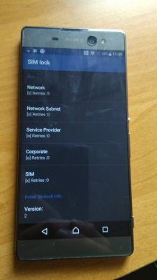Uszkodzone gniazdo sim, czy ta xperia XA ULTRA ma simlocka