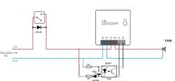 Modifying Tuya Mini for No-Neutral Installation: Experiences with Diode Polarity Reversal?
