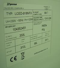 Uszkodzona lodówka Mastercook LCED-918NFX brak reakcji na zasilanie Uszkodzona lodówka Mastercook LCED-918NFX brak reakcji na zasilanie