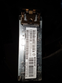 Espace IV brak żółtej kostki mini iso, zmiana radia