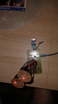 NiXie PleXi LED Clock w stylu retro NiXie PleXi LED Clock w stylu retro