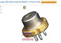 wymiana diody SLD6562 w KES-400 PS3