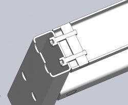 Dismountable Connections for 50x25x2 Closed Steel Profiles: Hidden, Secure & Easy to Assemble