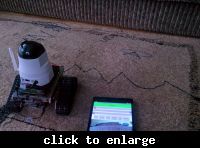 Mini robot arduino + control by tablet / android phone