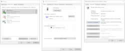 Audio hardware identifier window in Windows operating system.