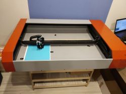 CNC plotter with drag knife + CAM software