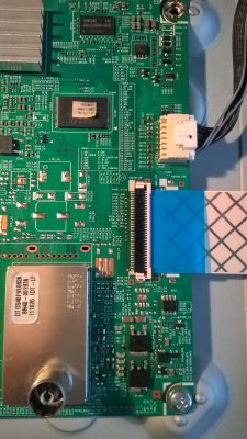 Samsung LE26D450 - brak obrazu (podświetlanie działa)