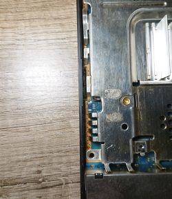 Wyrwane pady lutownicze, alternatywne podłączenie wentylatora - PS2 Slim SCPH-77004